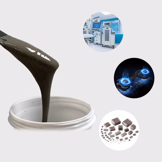 Wbg Thermally Conductive Adhesive Silver Silicone Paste