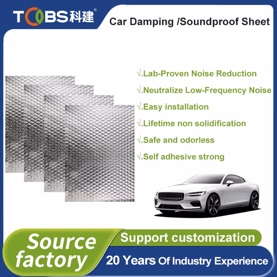 Car Sound Deadening Butyl Rubber Car Soundproof Damping Sheet Butyl Deadener Sound Absorbing Material
