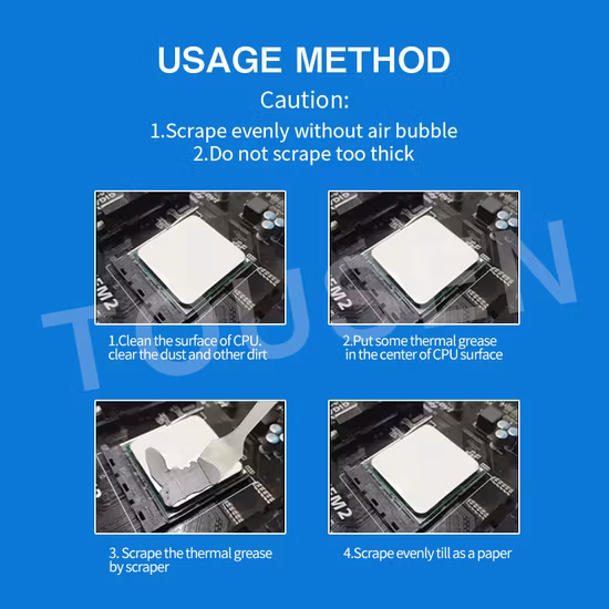 3W/Mk Silicone High Thermal Conductive Putty Grease Paste